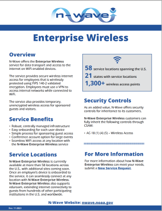 2023 N-Wave Fact Sheet Enterprise Wireless thumbnail