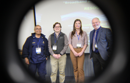 N-Wave’s CAPT Joseph Baczkowski, Engagement & Outreach Manager (pictured left), along with panelists from the broadband and funding projects discussion panel from the National Telecommunications and Information Administration (NTIA), U.S. Department of Agriculture (USDA) and State of Alaska Broadband Office